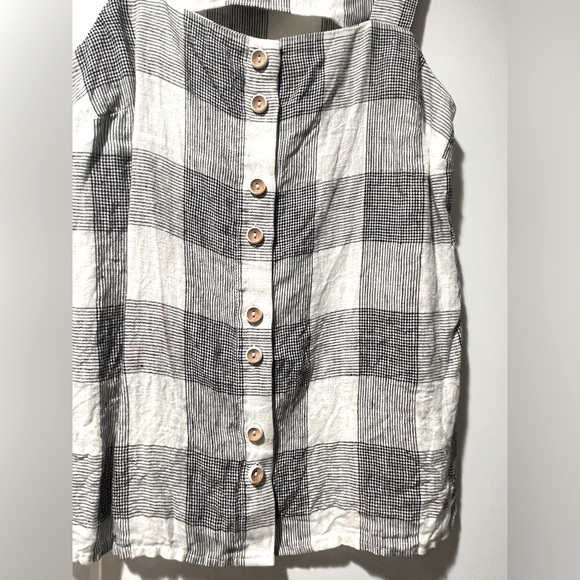 Mango 100% linen summer shirt size XXS - Picture 3 of 6